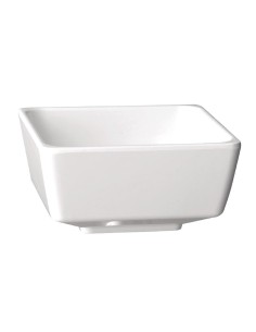 Bol carré APS Float blanc 90 mm - Mélamine durable