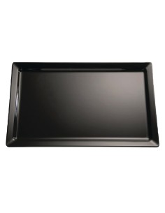 Plateau en mélamine APS Pure noir GN1/2 - 30x325x265 mm