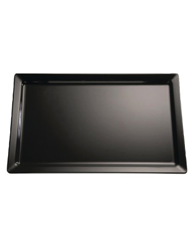 Plateau en mélamine APS Pure noir GN1/2 - 30x325x265 mm