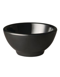 Bol rond en mélamine APS Pure noir 90 mm - 0,09 L