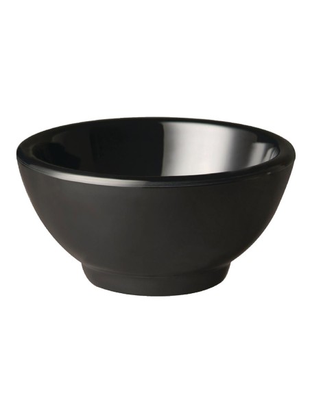 Bol rond en mélamine APS Pure noir 90 mm - 0,09 L