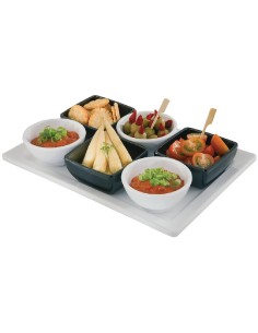 Plateau rectangulaire Pure APS 355mm - Blanc 2