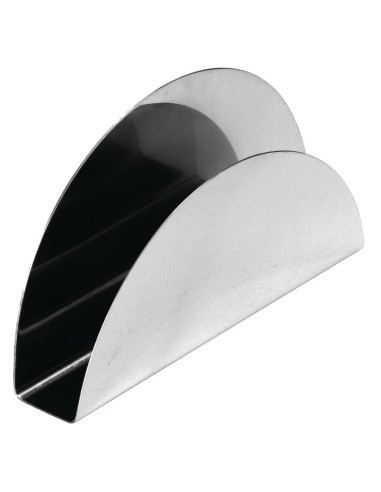Porte-serviettes de table Olympia en inox - 76x130 mm