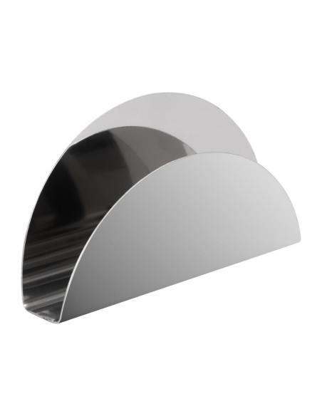 Porte-serviettes de table Olympia en inox - 76x130 mm