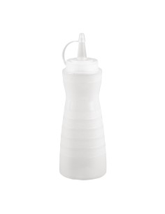 Bouteille de sauce Vogue 340 ml - bouchon transparent