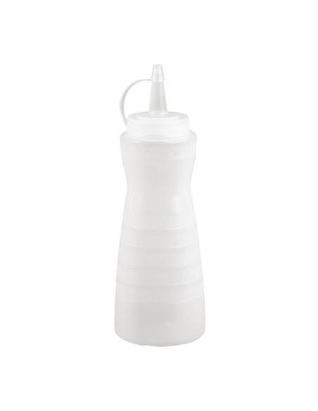 Bouteille de sauce Vogue 340 ml - bouchon transparent
