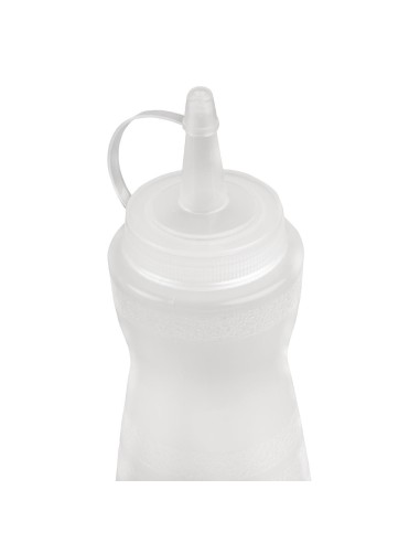 Bouteille de sauce Vogue 340 ml - bouchon transparent