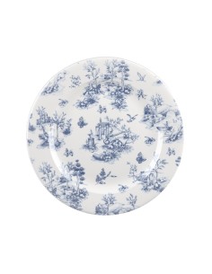 Assiettes plates Churchill Toile Prague 305mm - Lot de 6