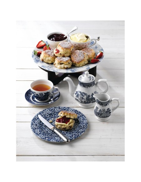 Assiettes plates Churchill Toile Prague 305mm - Lot de 6