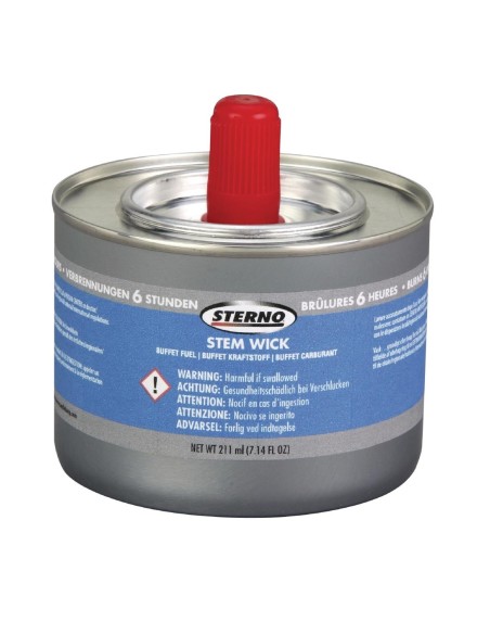 Combustible liquide Superwick 6h Sterno - lot de 12