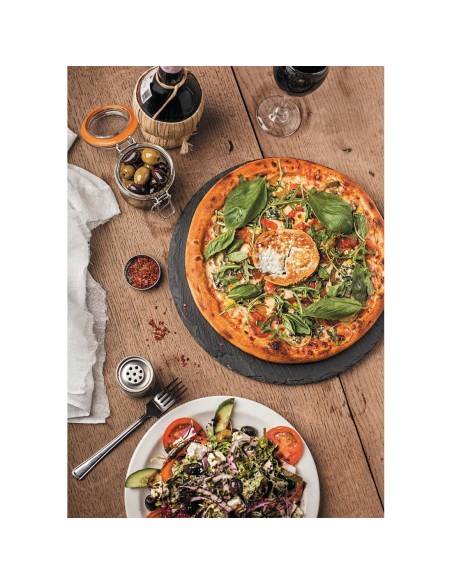 Plateau à pizza en ardoise Olympia 330 mm - Vente en ligne