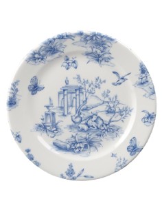 Assiettes plates Churchill Toile Prague 170 mm - Lot de 6