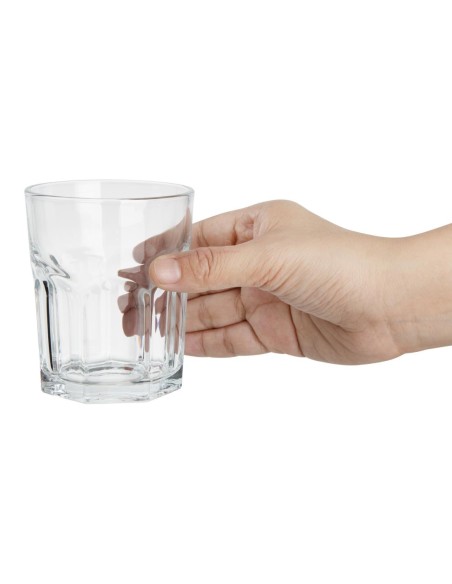Gobelets en verre trempé Olympia 270ml - lot de 12