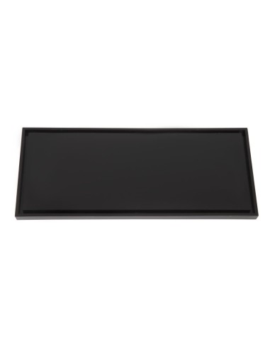 Présentoir de salle de bain noir - Plateau acrylique