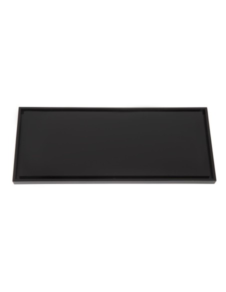 Présentoir de salle de bain noir - Plateau acrylique