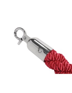 Cordon d'accueil torsadé Bolero rouge - 1,5 m