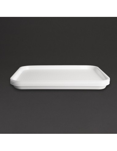 Plateau fast food Olympia Kristallon blanc 275x353 mm