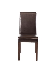 Chaises Bolero en simili cuir marron foncé - lot de 2 2