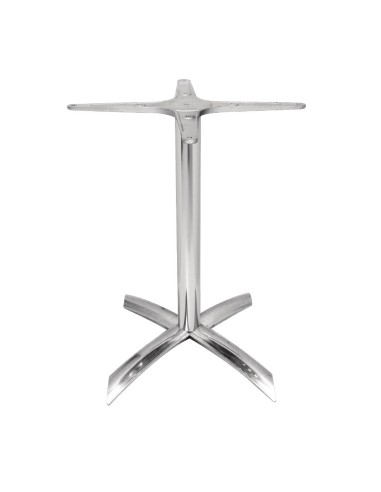 Pied de table Bolero à plateau basculant - Aluminium