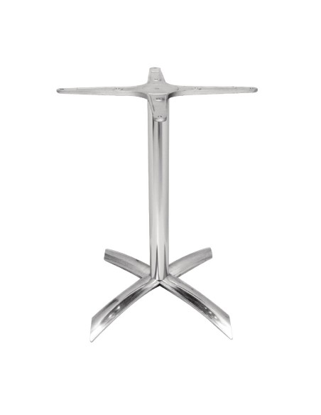 Pied de table Bolero à plateau basculant - Aluminium