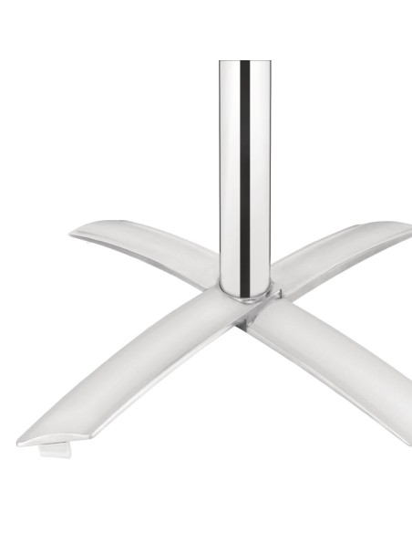 Pied de table Bolero à plateau basculant - Aluminium