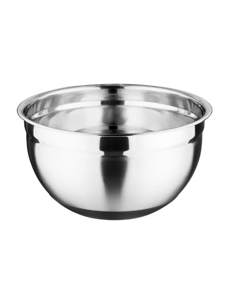 Bassine inox 5L Vogue avec fond silicone antidérapant