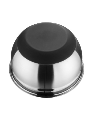 Bassine inox 5L Vogue avec fond silicone antidérapant