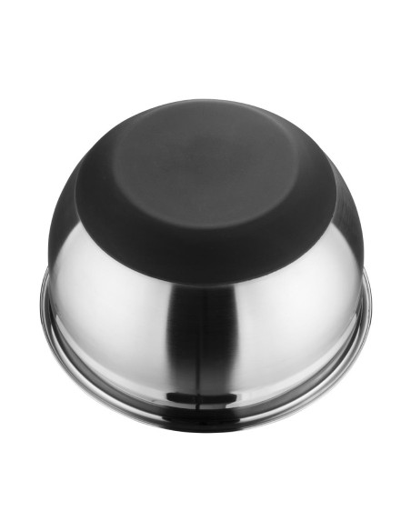 Bassine inox 5L Vogue avec fond silicone antidérapant