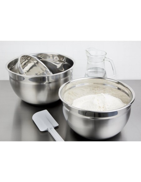 Bassine inox 3L Vogue avec fond silicone antidérapant