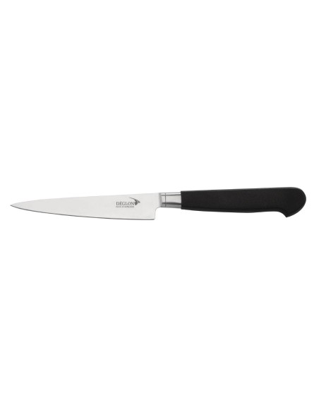Couteau d'office Deglon Sabatier 110 mm - Manche noir