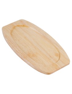Support en bois clair Olympia pour plat GG133 - 20x315x170 mm