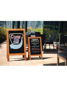 Panneau de trottoir Olympia cadre bois 850x500 mm - Vente en ligne 2