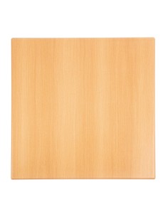 Plateau carré Bolero effet hêtre 600 mm - intérieur