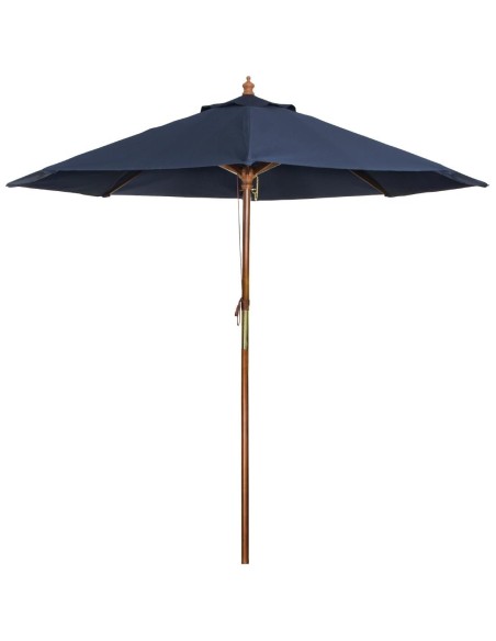 Parasol rond Bolero 3m bleu marine - 245 g/m² polyester