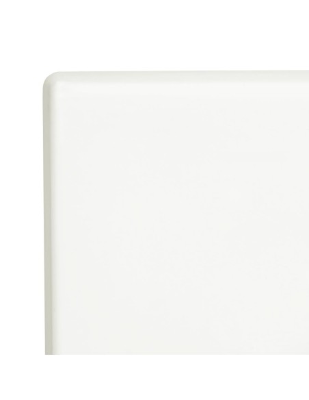 Plateau de table carré Bolero blanc cassé 600mm
