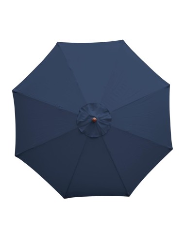 Parasol rond Bolero 2,5m bleu marine - 2,37 m haut