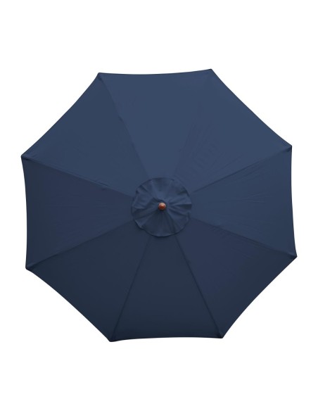 Parasol rond Bolero 2,5m bleu marine - 2,37 m haut