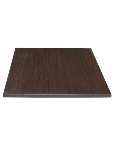 Plateau carré Bolero marron foncé 700 mm - Plateau de table