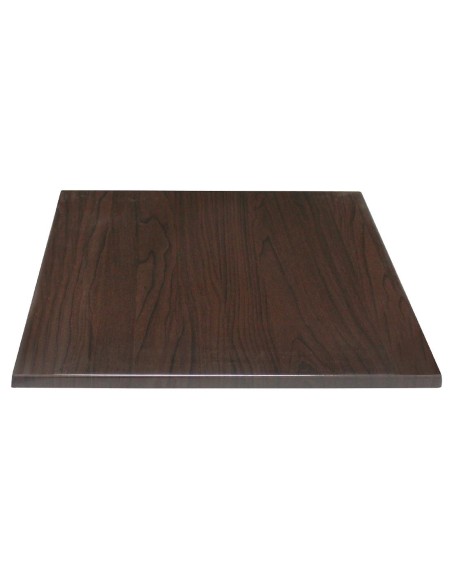 Plateau carré Bolero marron foncé 700 mm - Plateau de table