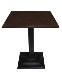 Plateau carré Bolero marron foncé 700 mm - Plateau de table 2