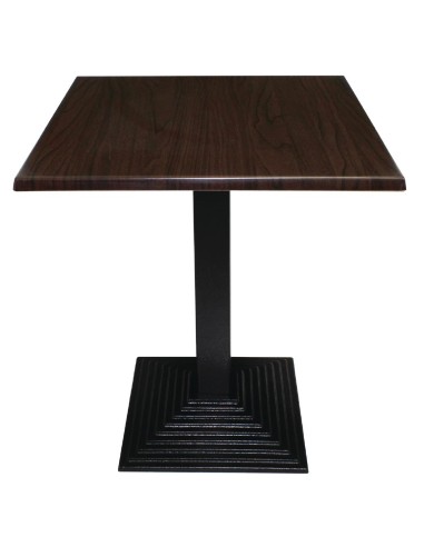 Plateau carré Bolero marron foncé 700 mm - Plateau de table