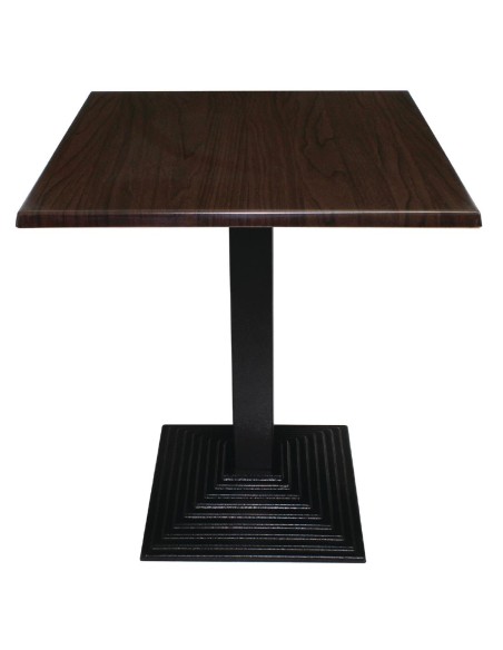 Plateau carré Bolero marron foncé 700 mm - Plateau de table