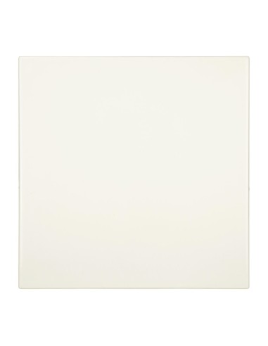 Plateau carré Bolero blanc cassé 700 mm - Résistant et hygiénique