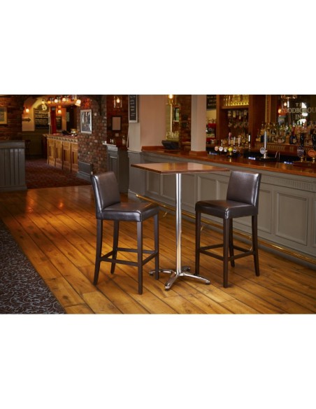 Plateau carré Bolero marron foncé 700 mm - Plateau de table