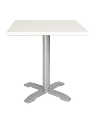 Plateau carré Bolero blanc cassé 700 mm - Résistant et hygiénique