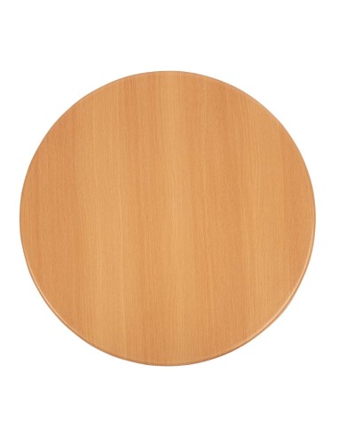 Plateau rond Bolero 600mm effet hêtre - intérieur