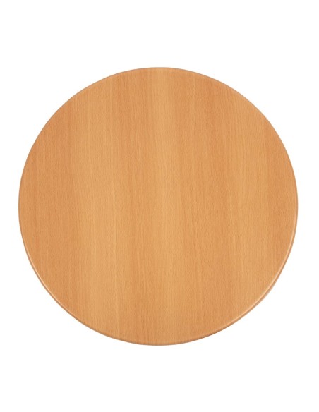 Plateau rond Bolero 600mm effet hêtre - intérieur