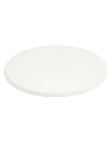 Plateau rond Bolero 600mm blanc cassé - Table intérieure