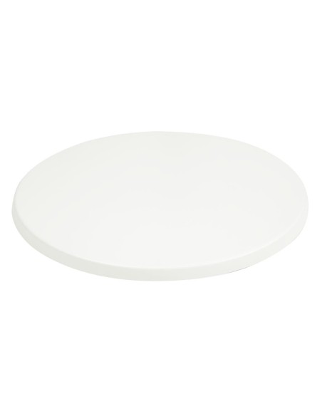 Plateau rond Bolero 600mm blanc cassé - Table intérieure
