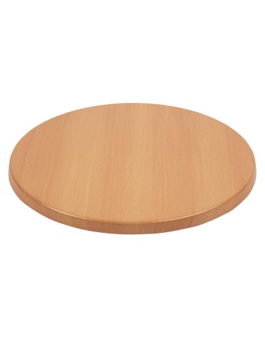 Plateau rond Bolero 600mm effet hêtre - intérieur